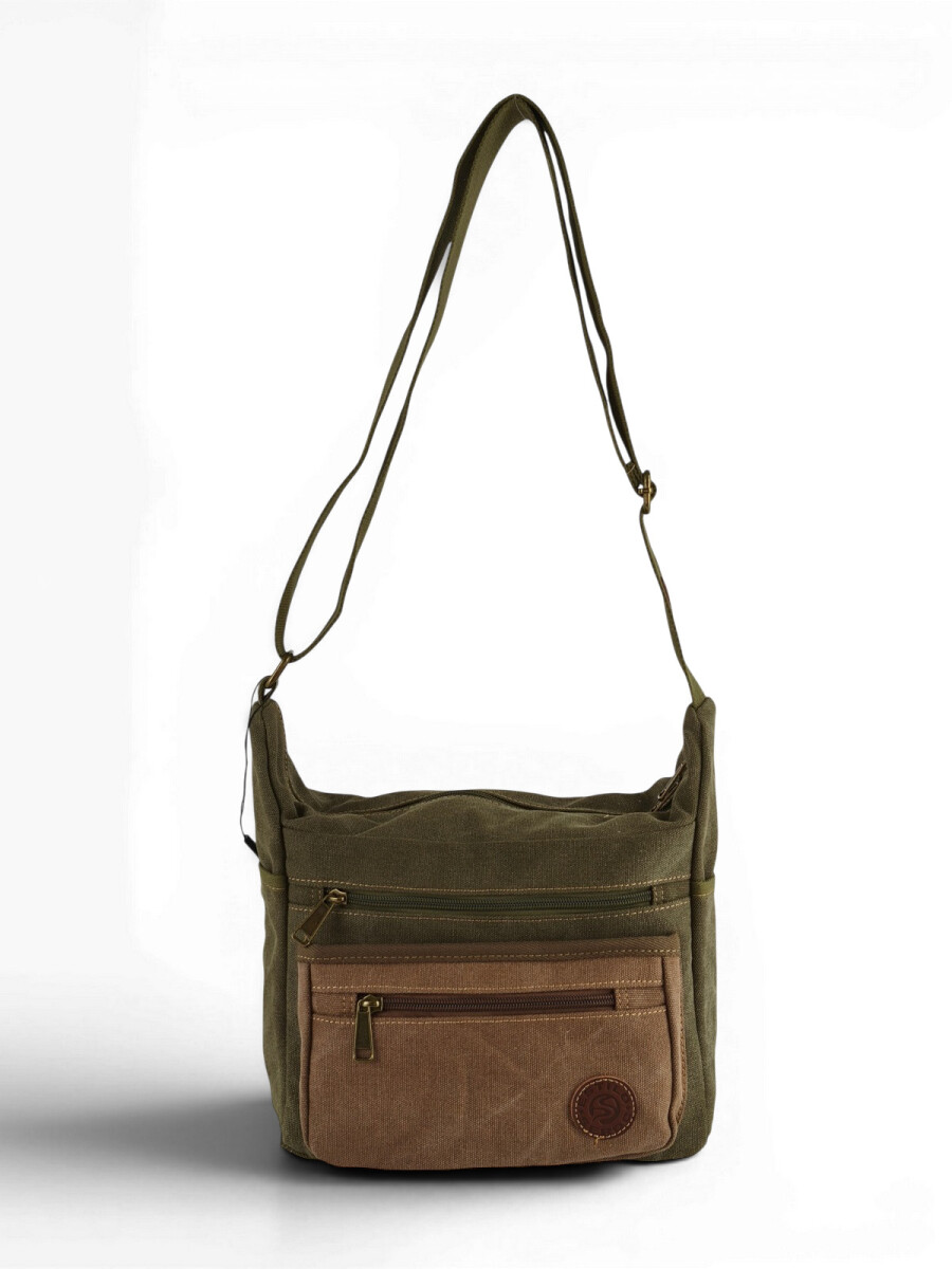 Bolso morral mensajero - Verde 