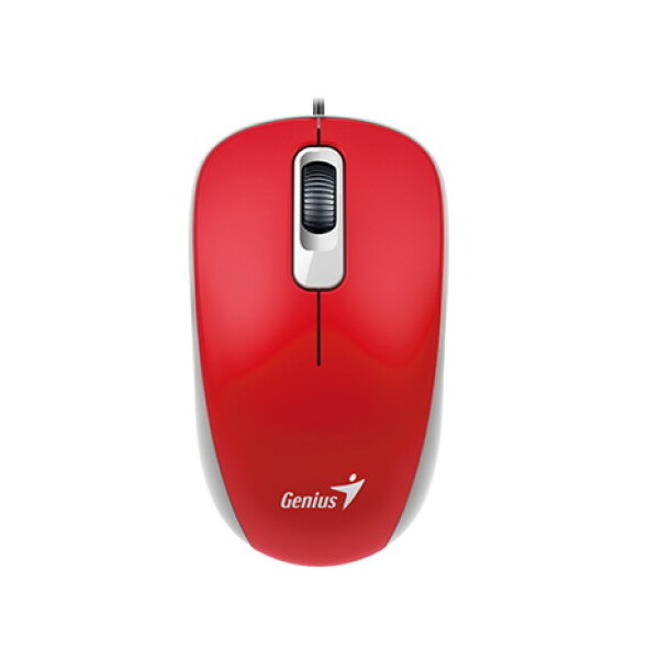 Mouse Genius Dx-110 Usb Negro ROJO