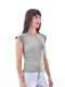 REMERA ORQUIDEA VERDE GRISACEO