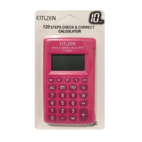 OUTLET Calculadora Eitlzen con tapa It-355C colores fluo Outlet Calculadora Eitlzen Con Tapa It-355c Colores Fluo