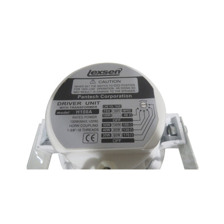 PARLANTE INSTALACIÓN LEXSEN H-100A 50W 70-100V WHITE PARLANTE INSTALACIÓN LEXSEN H-100A 50W 70-100V WHITE