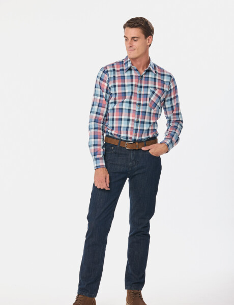 PANTALÓN DE JEAN CLÁSICO Azul oscuro