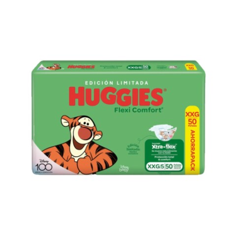 Pañales Huggies Flexi Comfort XXG x50 Pañales Huggies Flexi Comfort XXG x50