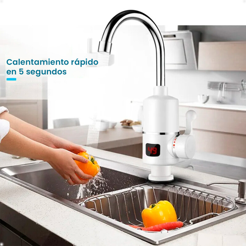 Canilla Monocomando Eléctrico Calentador De Agua Canilla Monocomando Eléctrico Calentador De Agua