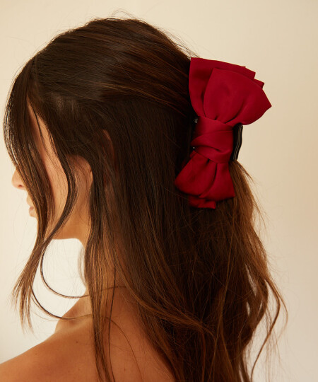 PINZA BOW BORDEAUX