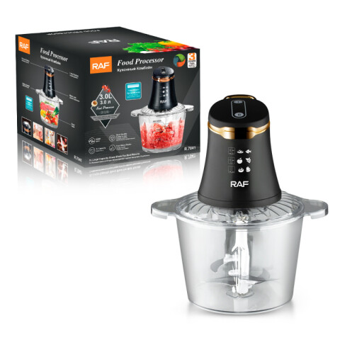 [ OUTLET ] Procesadora de Alimentos Mixer Cuatro Cuchillas 3L - RAF - R7041 [ OUTLET ] Procesadora de Alimentos Mixer Cuatro Cuchillas 3L - RAF - R7041