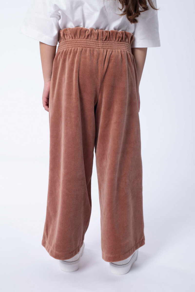 Pantalón De Plush Marron