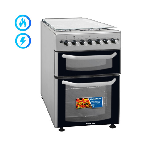 COCINA COMBINADA TURCA PUNKTAL DOBLE HORNO Gris