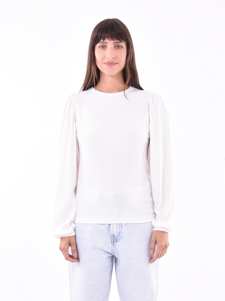REMERA EVA OFF WHITE