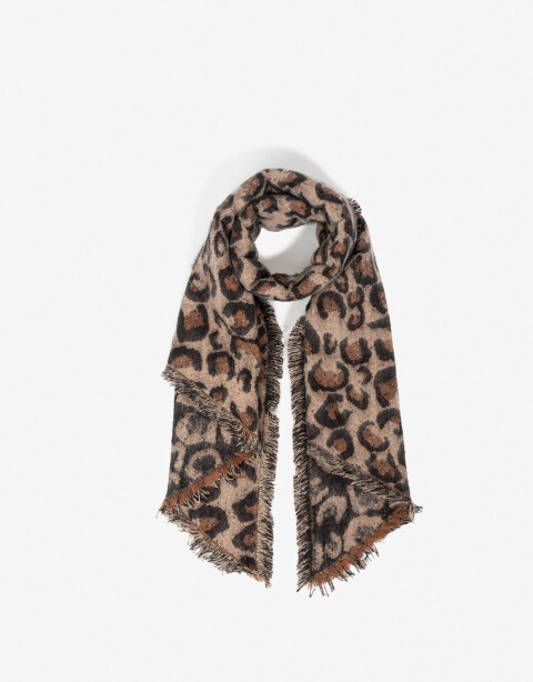 Bufandas Plano Estampado Bufanda Animal Print - Combinacion Multicolor