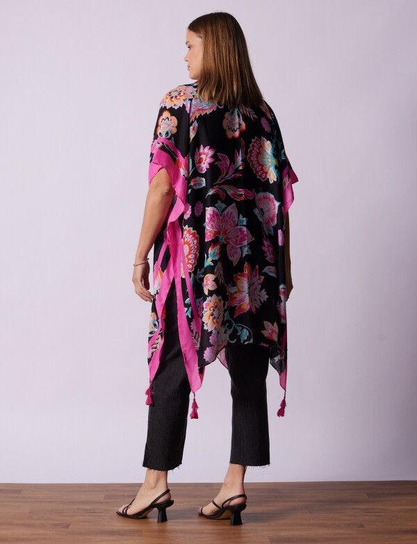 Kimono Print NEGRO/MULTI