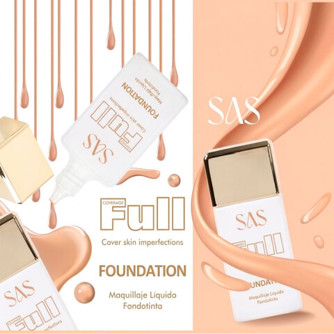 SAS Base líquida de maquillaje Tono 8