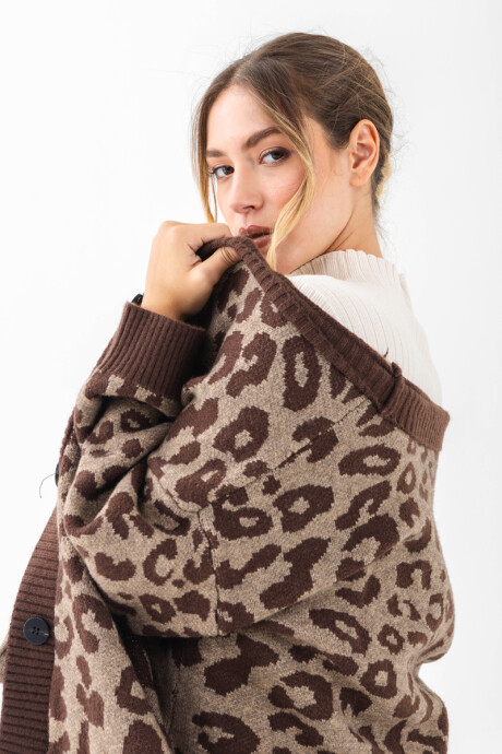 Cardigan Katty Chocolate