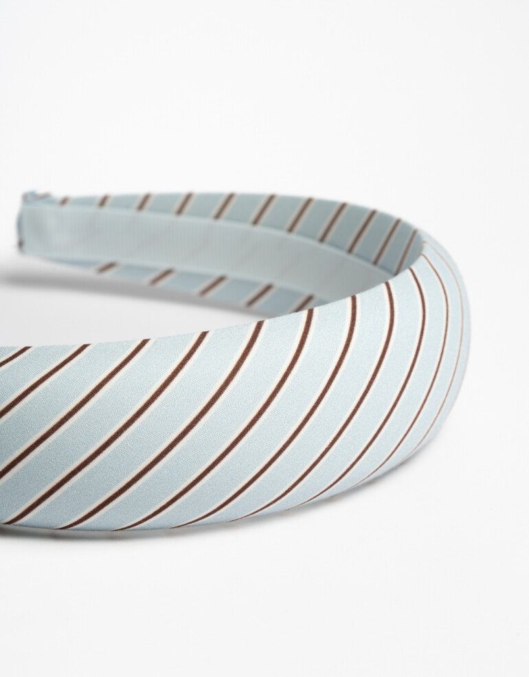 Vinchas Rígidas Estampados Vincha Semipuffy Rayada - Estampado Rayas