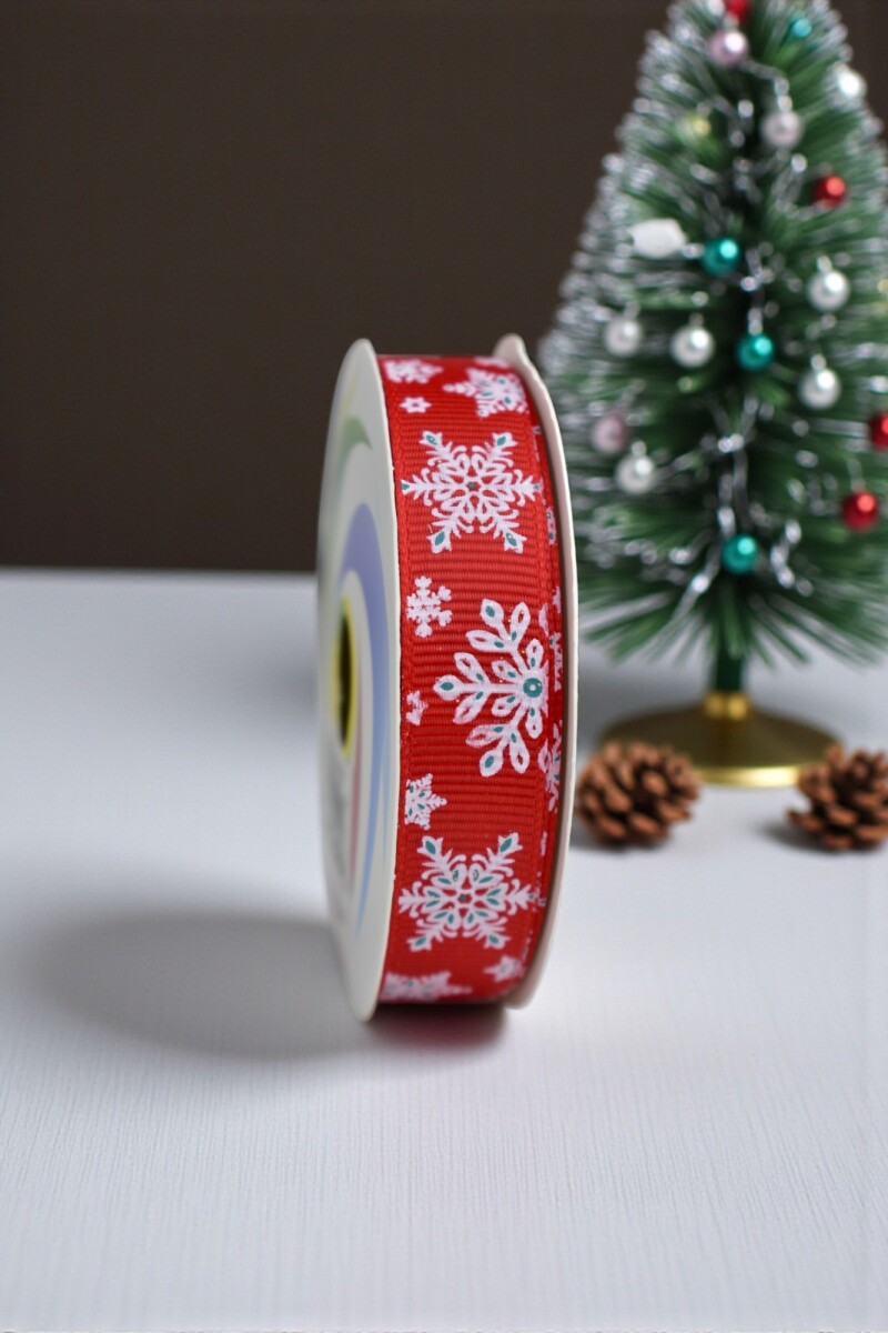 Cinta de regalo navidad 1.5cm*2.6m - DISEÑO 4 