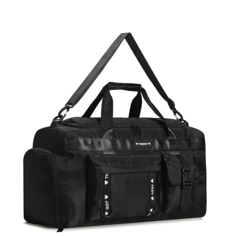 Bolso De Viaje Trendy Deportivo modelo Trdy Negro