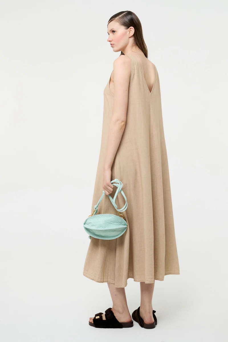 VESTIDO SUELTO Beige