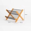 Escurridor seca platos plegable hierro y madera Escurridor seca platos plegable hierro y madera