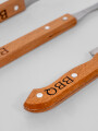 Accesorios Para Parrilla Set De 3 Piezas. Pincho, Pinza Y Cuchil Color Unico