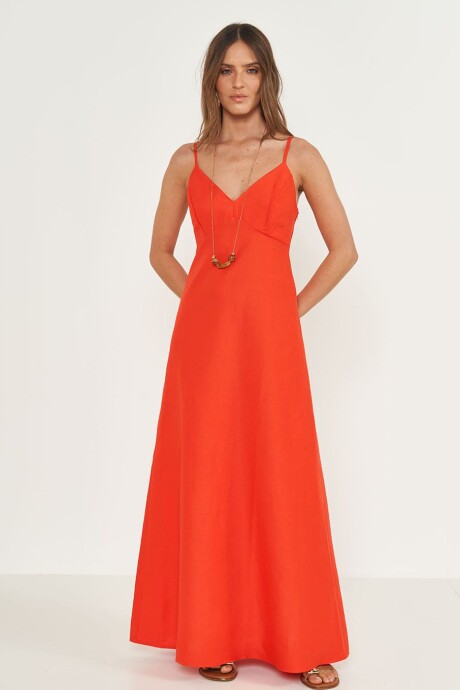 Vestido Rosalinda Rojo