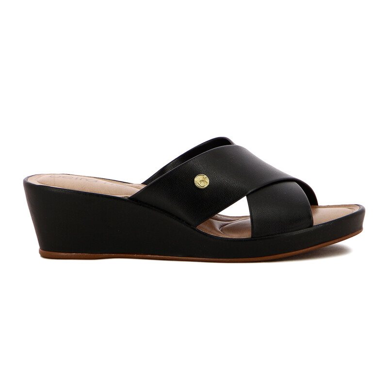 Sandalia Beira Rio Mujer Taco 5cm Negro