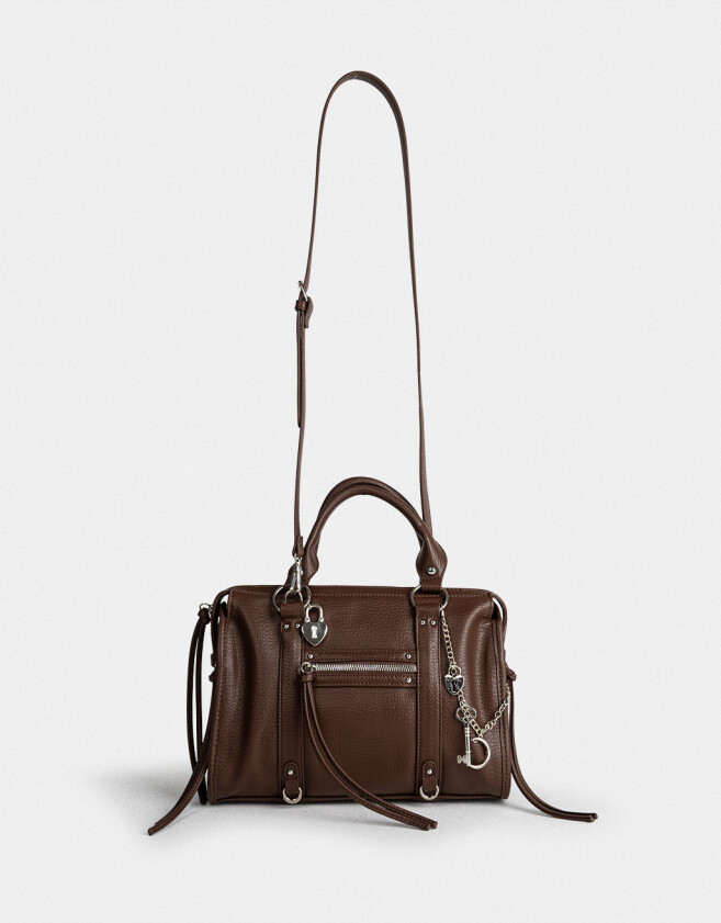 Bowling Cartera Bowling Con Cadena - Marron Oscuro