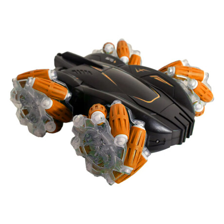 Auto Coche de acrobacia 360 Luces con Control Remoto Naranja