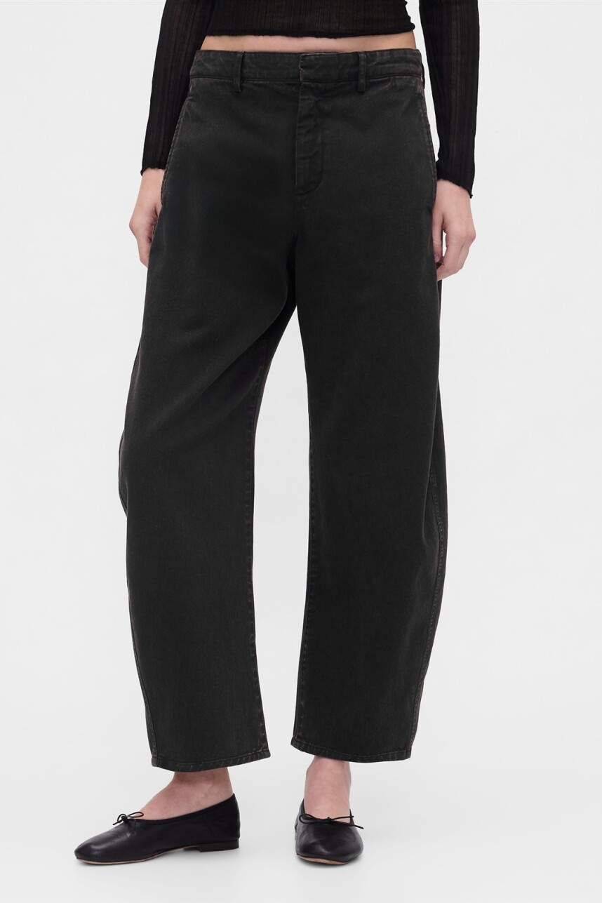 Pantalón Khaki Barrel Hombre Black 1