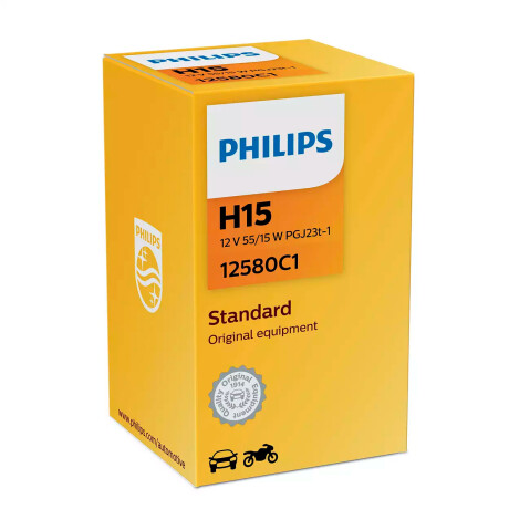 LAMPARA - HALOGENA H15 12V 55/15W PHILIPS LAMPARA - HALOGENA H15 12V 55/15W PHILIPS