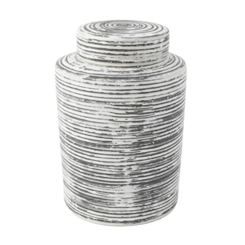 BASE CERAMICA BLANCO COMB C/TAPA 17X31CM Unica