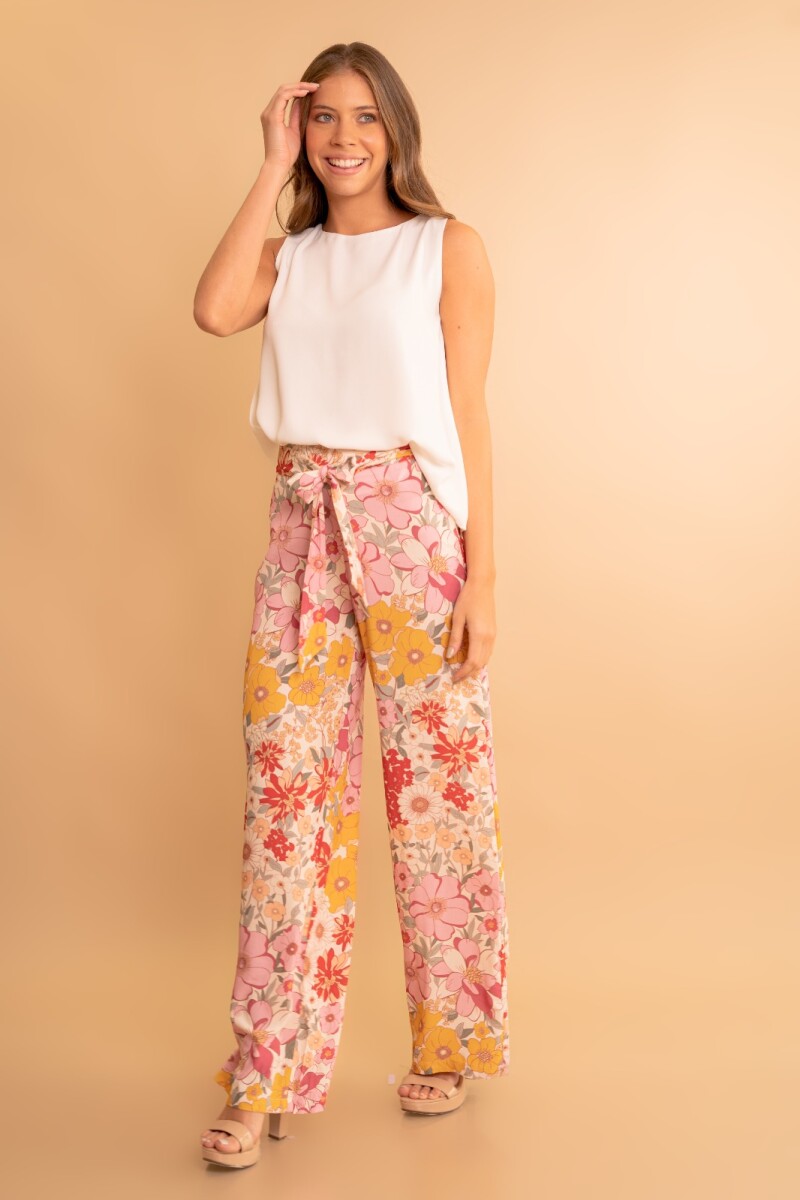 Blusa de Crepe. ROSA