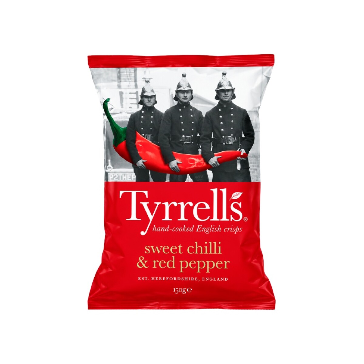 Papas Fritas Sweet Chilli y Pimiento Rojo Sin Gluten Tyrrells 
