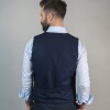 Chaleco de Lana Azul Marino