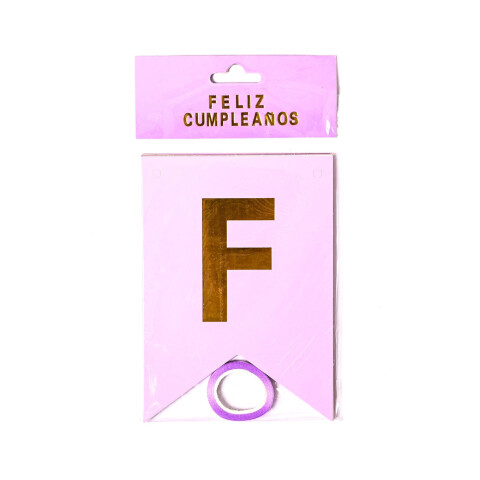 Guirnalda de Feliz Cumpleaños Violeta