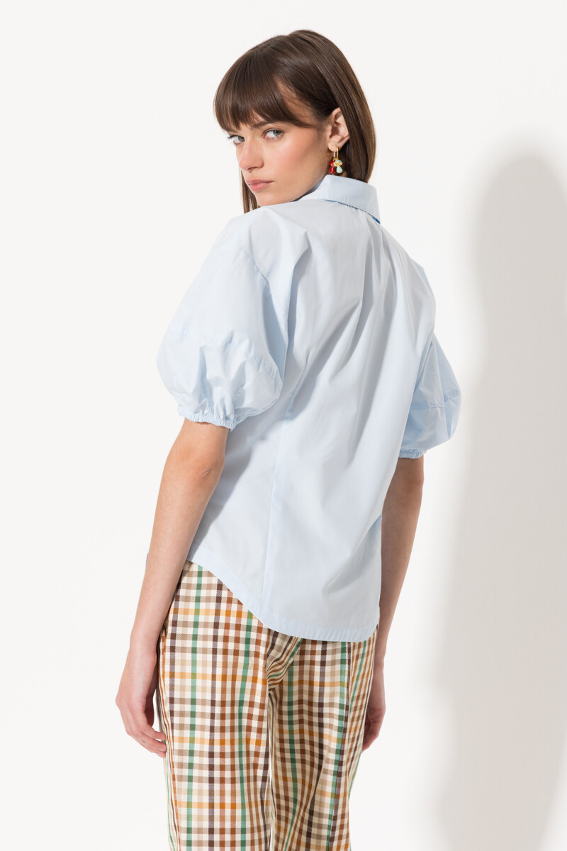 CAMISA AMBAR Celeste