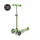Monopatín Micro Mini Deluxe LED Ajustable con 3 Ruedas - VERDE