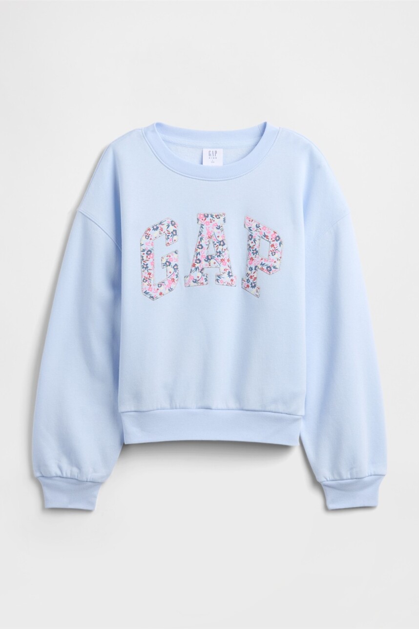 Buzo Deportivo Niña Blue Floral