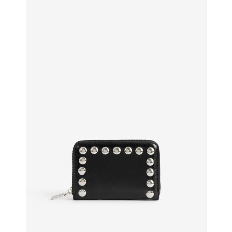 Billetera Zip Round Negro