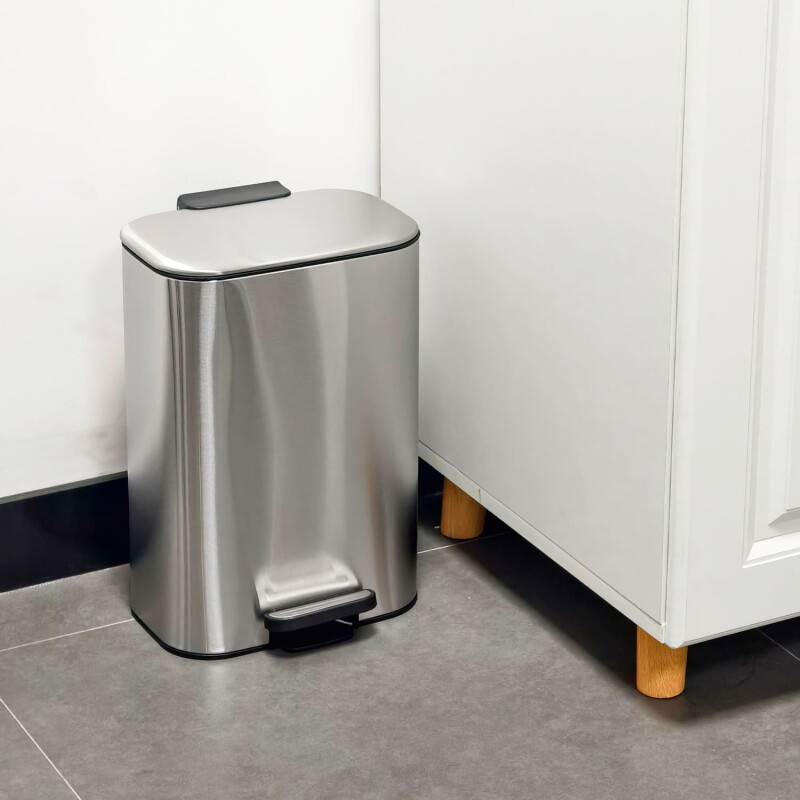 Tacho cesto de basura acero 8L Tacho cesto de basura acero 8L