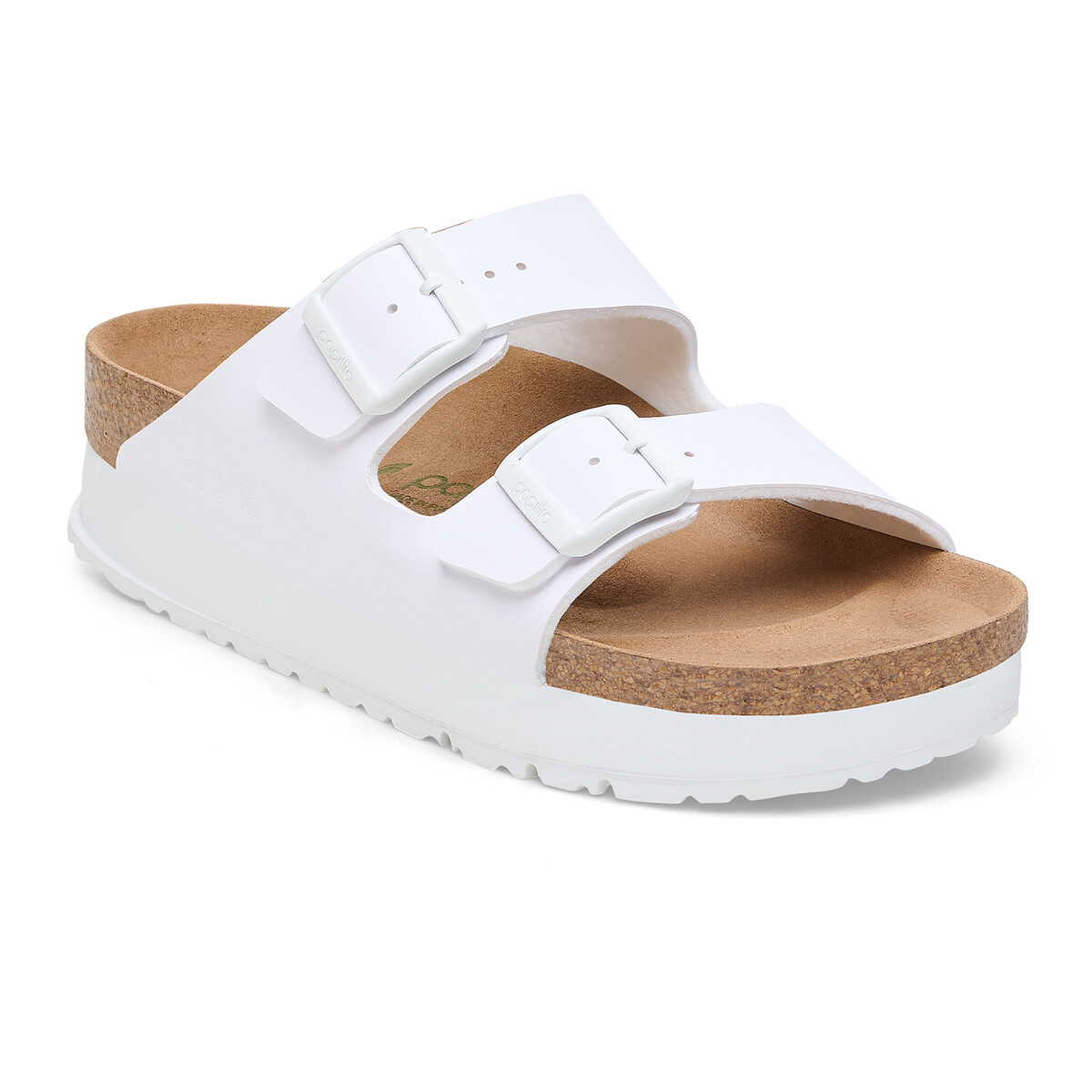 Sandalia Arizona Platform Flex Birko-Flor - Estrecho - White 