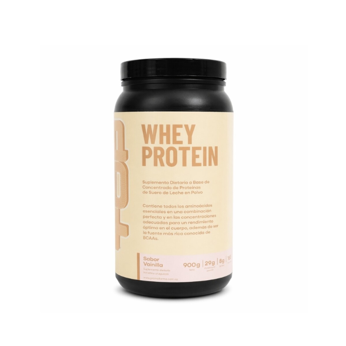 Whey Protein concentrado de proteínas 900g - Sabor vainilla 