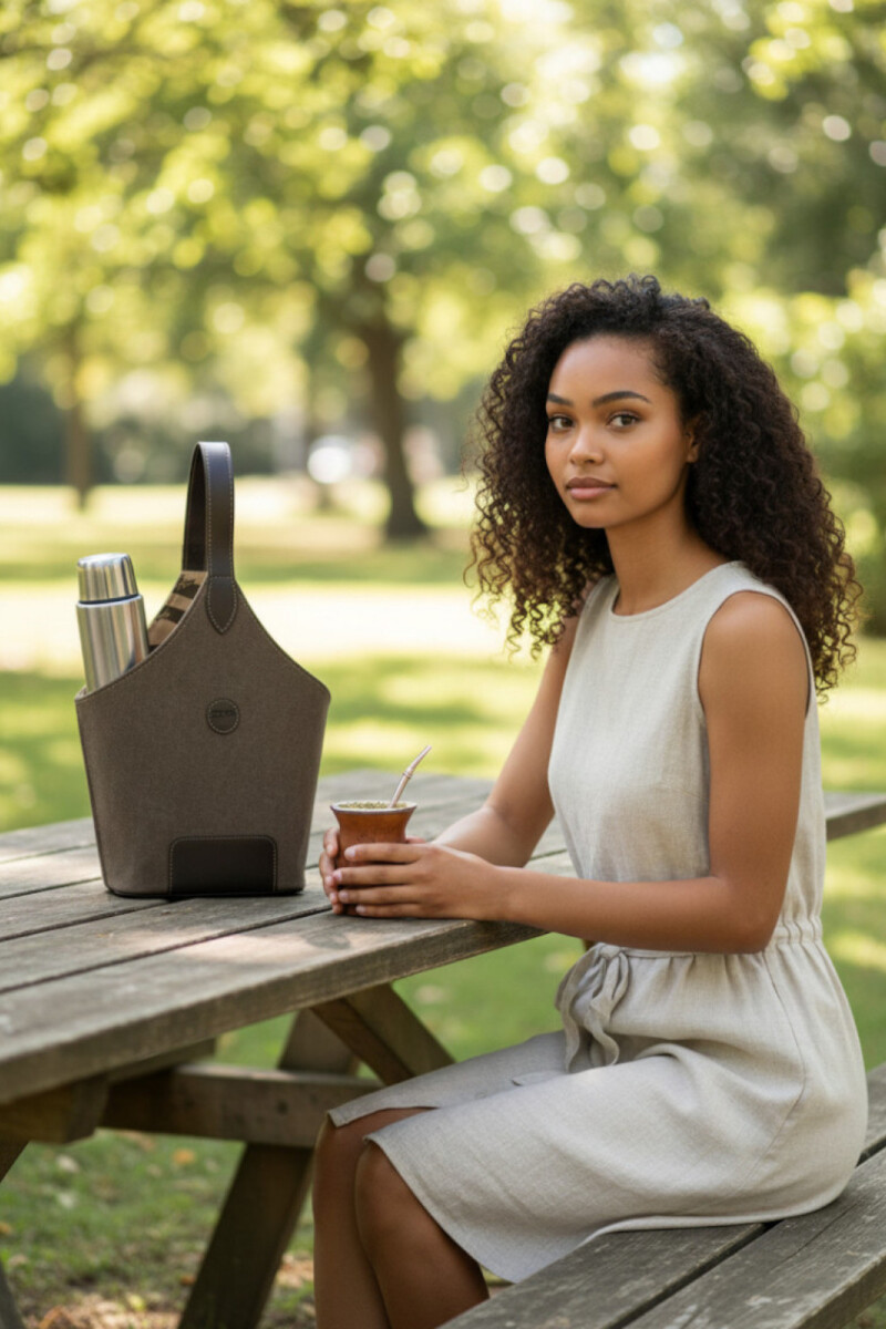 Matera canasto en lona Ratón