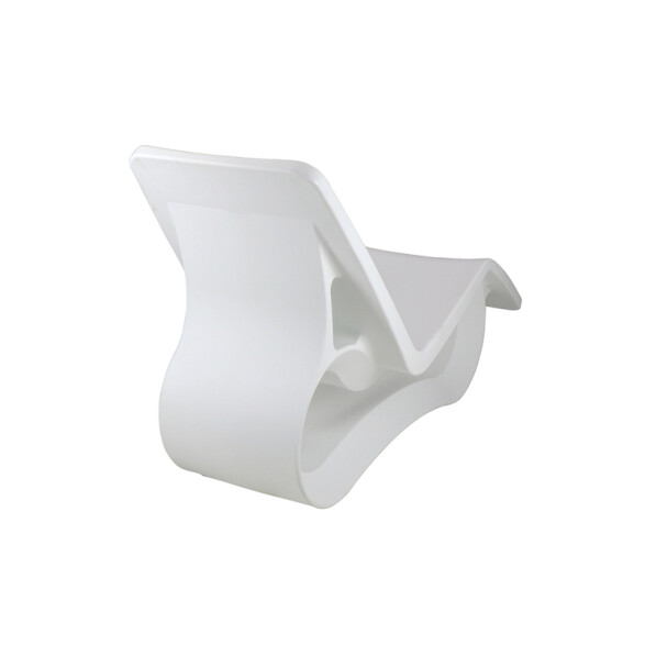 Reposera blanca en polipropileno "OCTO" TD0780