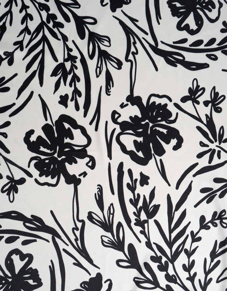 Pañuelos Raso Flores Pañuelo Flores - Combinacion Bicolor