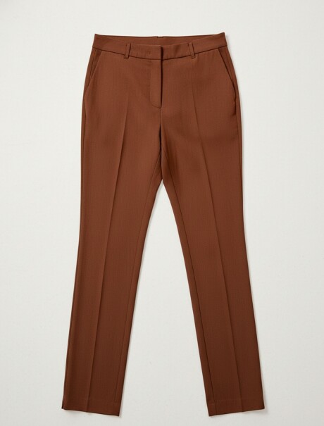 PANTALÓN BÁSICO SASTRERO MARRÓN