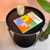 Mesa auxiliar con bandeja doble MILO Mesa auxiliar con bandeja doble MILO