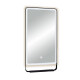 Espejo Anticorrosion 60X120 Con Sensor One Touch Y Luz Led - Negro Mate