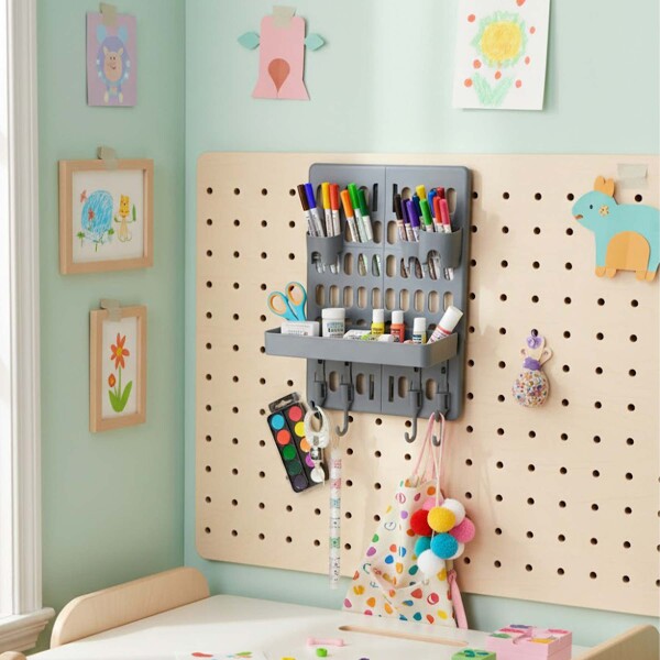 Panel Tablero Organizador Ranurado de Pared Cocina Baño Panel Tablero Organizador Ranurado de Pared Cocina Baño