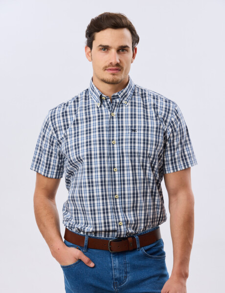 CAMISA CUADROS Azul