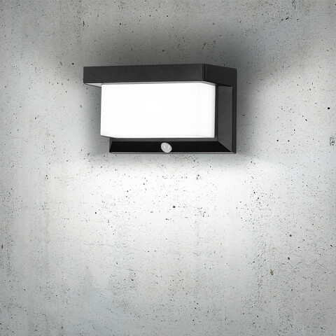 Lámpara de pared solar rectang. IP44 dim UTRERA EG3860